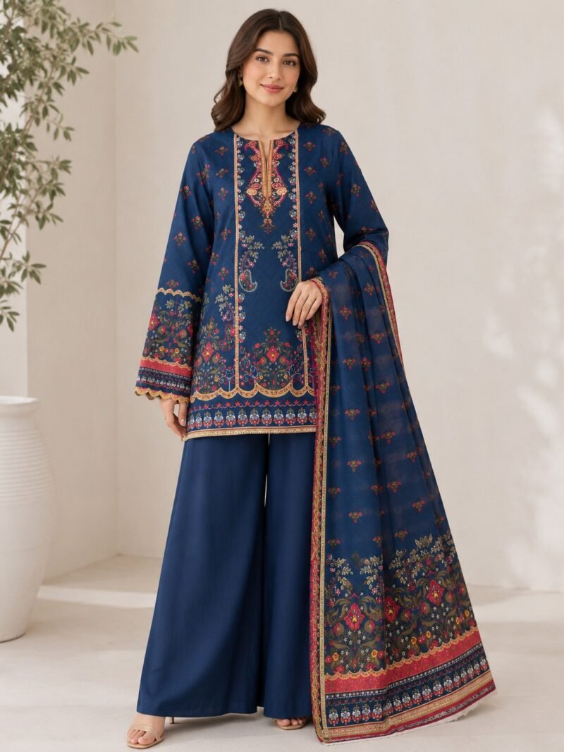 Ms-607 LAWN UNSTITCHED - MOMINA PRINTS
