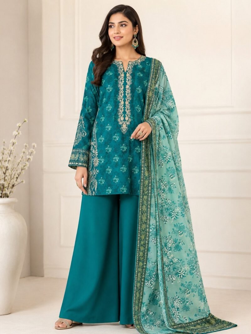 Ms-603 LAWN UNSTITCHED - MAUSUMMERY