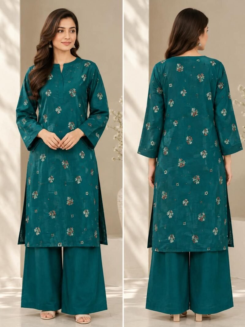 Ms-71 EMBROIDERY 2 PIECE