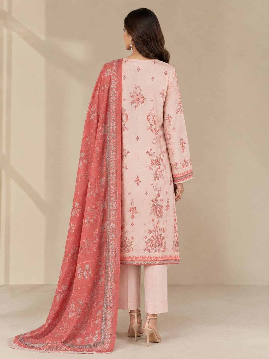 Ms-612 LAWN UNSTITCHED - MOMINA PRINTS - Image 2