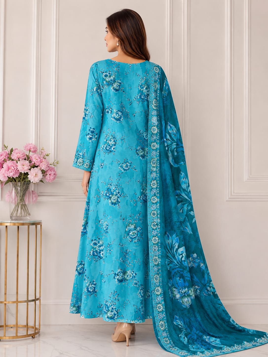 Ms-222 LAWN UNSTITCHED - PREMIUM LAWN - Image 2