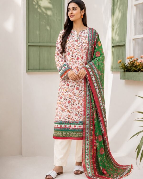 LAWN UNSTITCHED - NISHAT