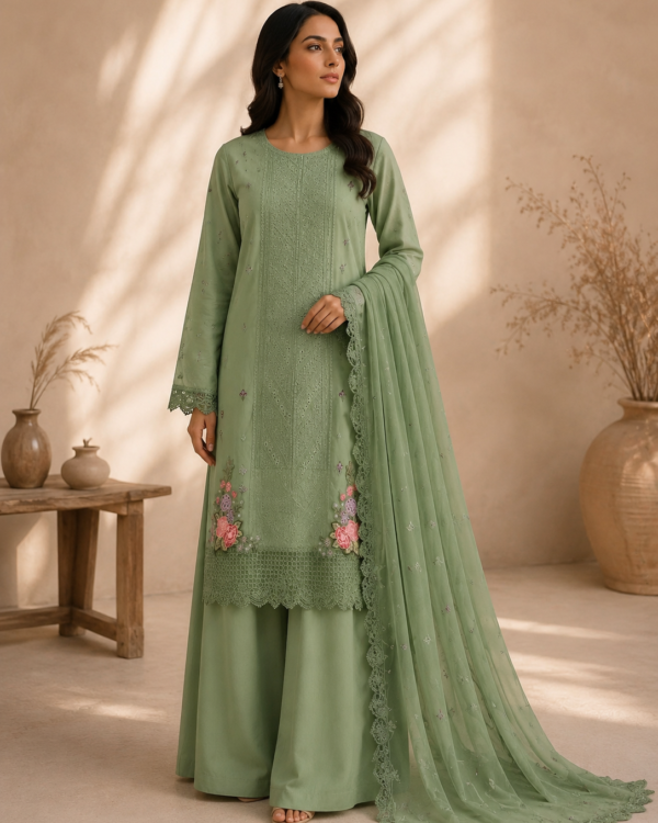 EID COLLECTION - 3 PIECE EMBROIDERY
