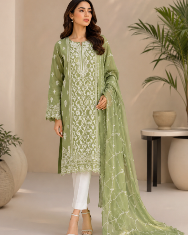 EID COLLECTION - 3 PIECE EMBROIDERY