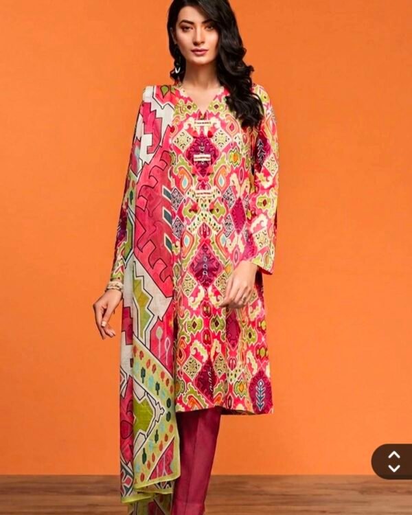 LAWN UNSTITCHED 3 PIECE NISHAT