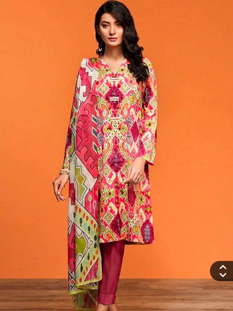 LAWN UNSTITCHED 3 PIECE NISHAT