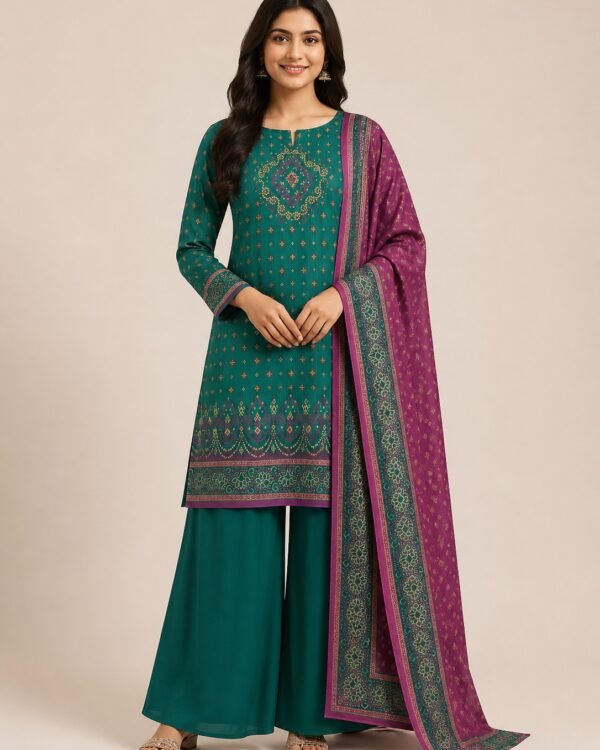 LAWN UNSTITCHED - PRINTED 3 PIECE