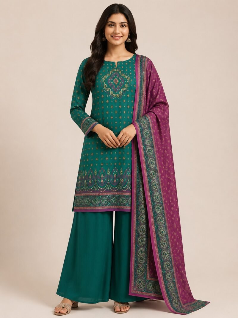 LAWN UNSTITCHED - PRINTED 3 PIECE