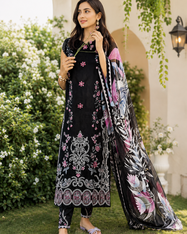 3 PIECE EMBROIDERY