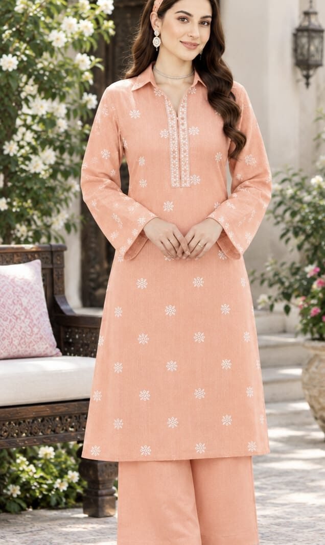 2 PIECE EMBROIDERY