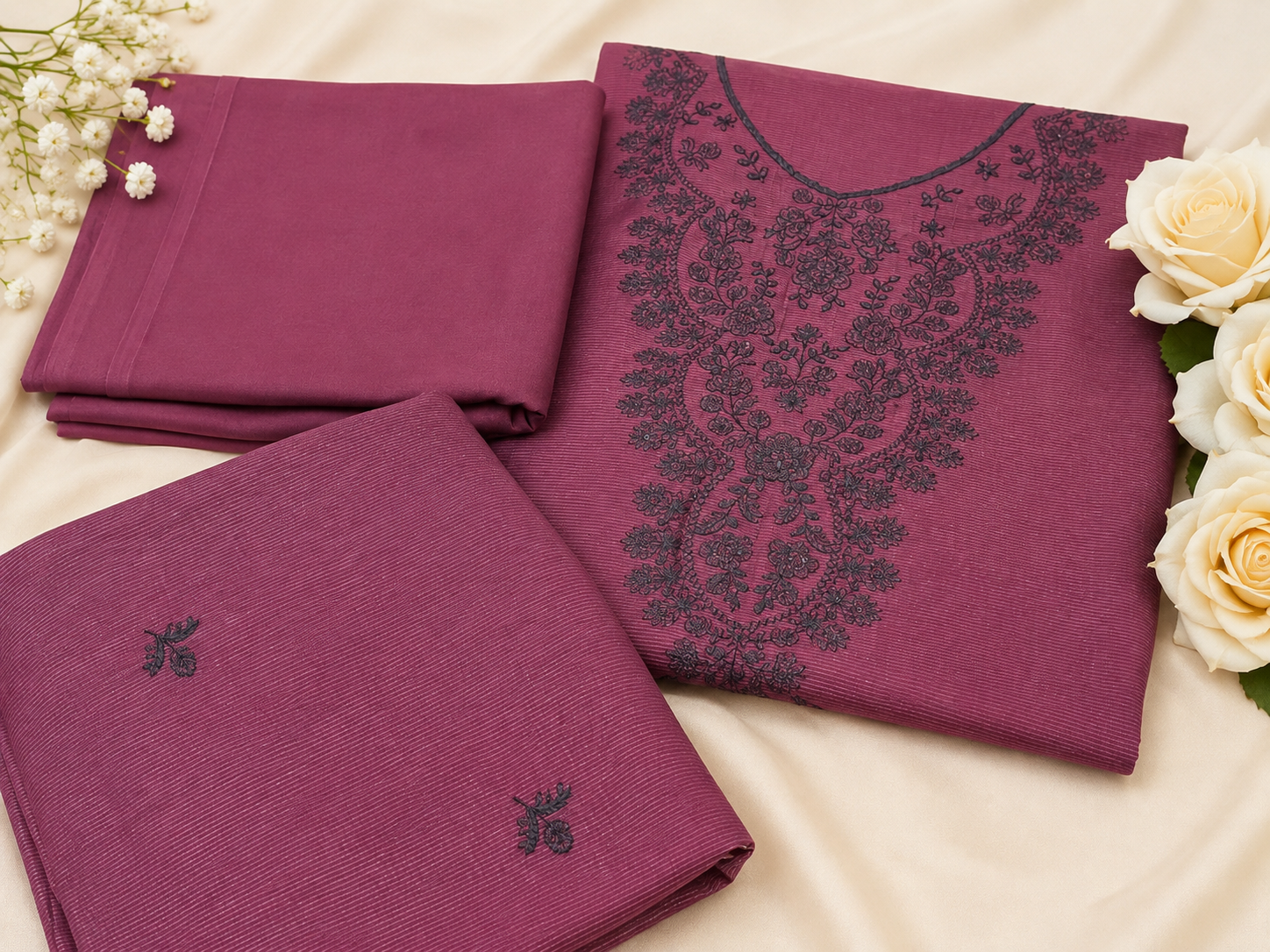 Ms-58 3 PIECE EMBROIDERY - Image 3